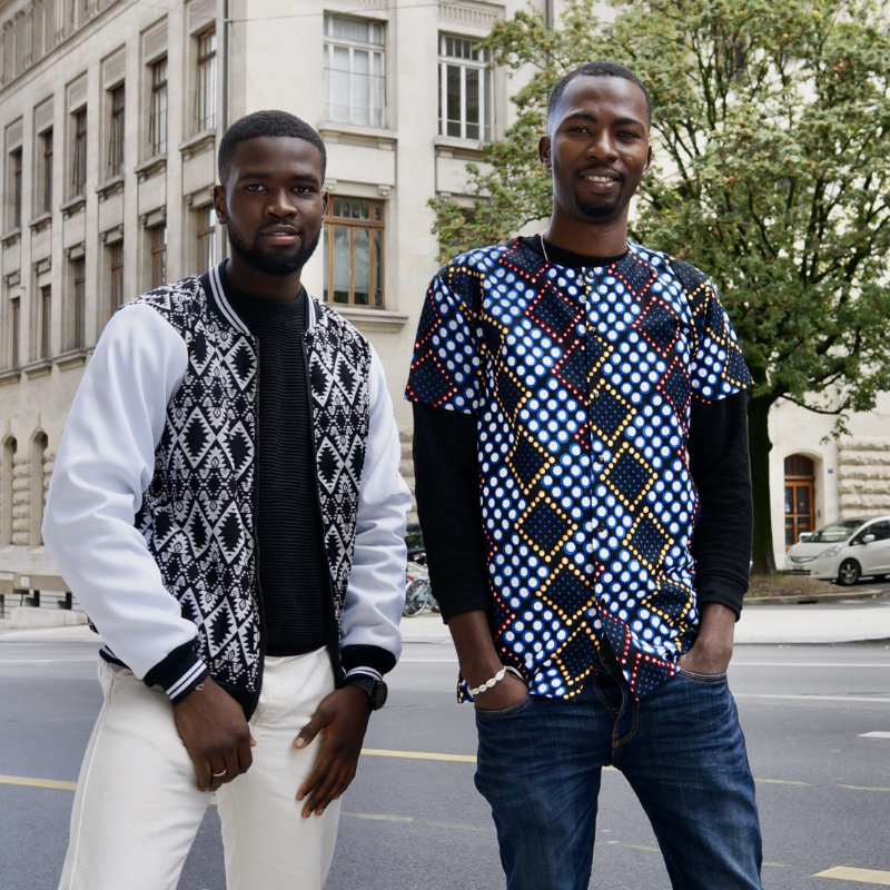 Prêt à porter homme, mode africaine, boutique Goldfingers à Genève
